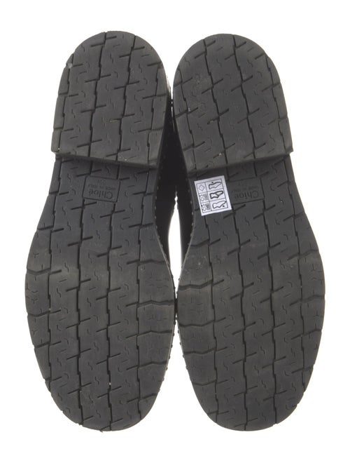 Chloé Leather Whipstitch Trim Chelsea Boots