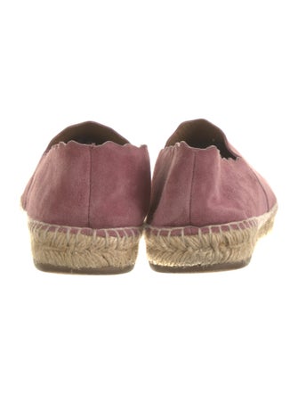 Chloé Suede Scalloped Accent Espadrilles
