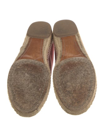 Chloé Suede Scalloped Accent Espadrilles