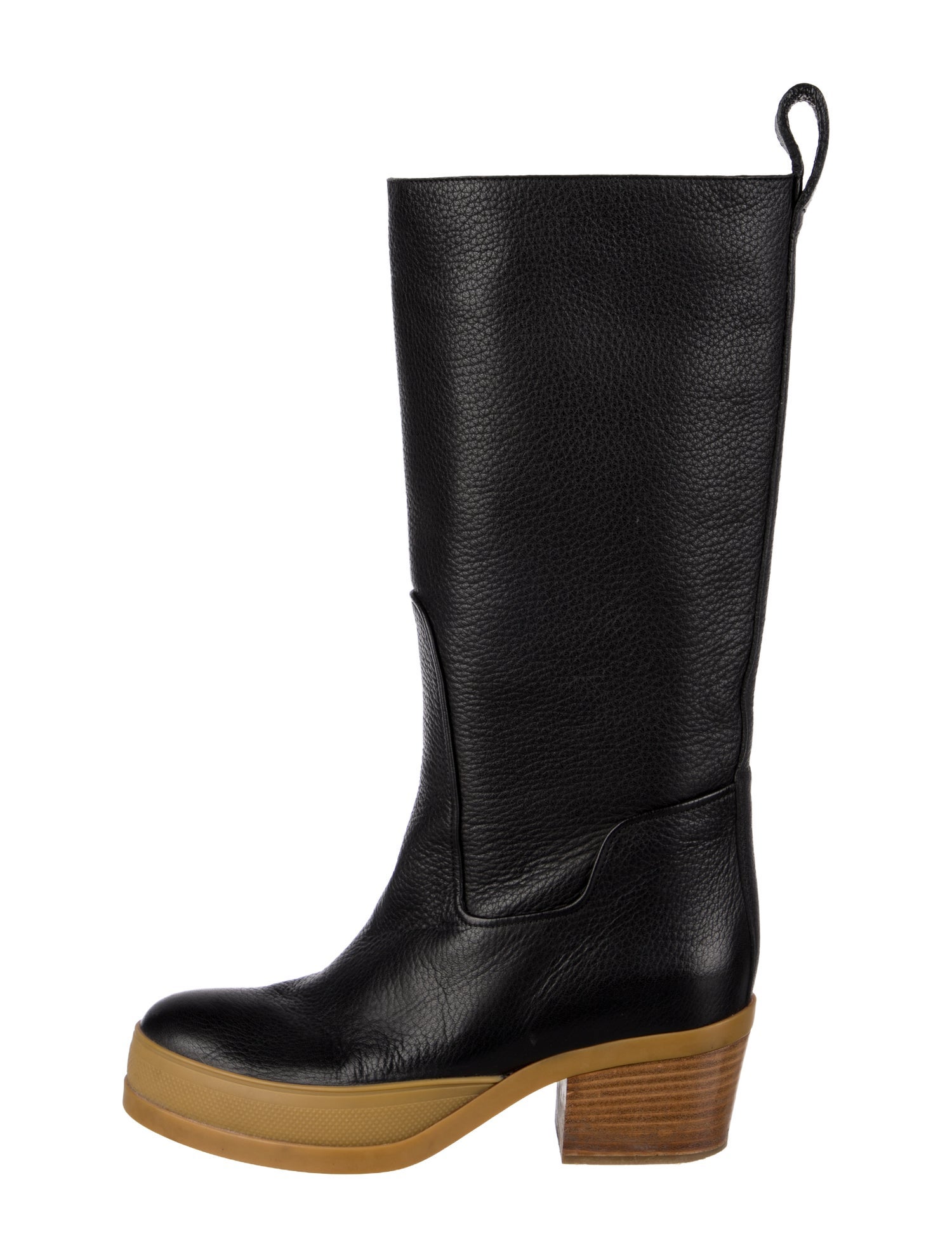 Chloé Leather Riding Boots