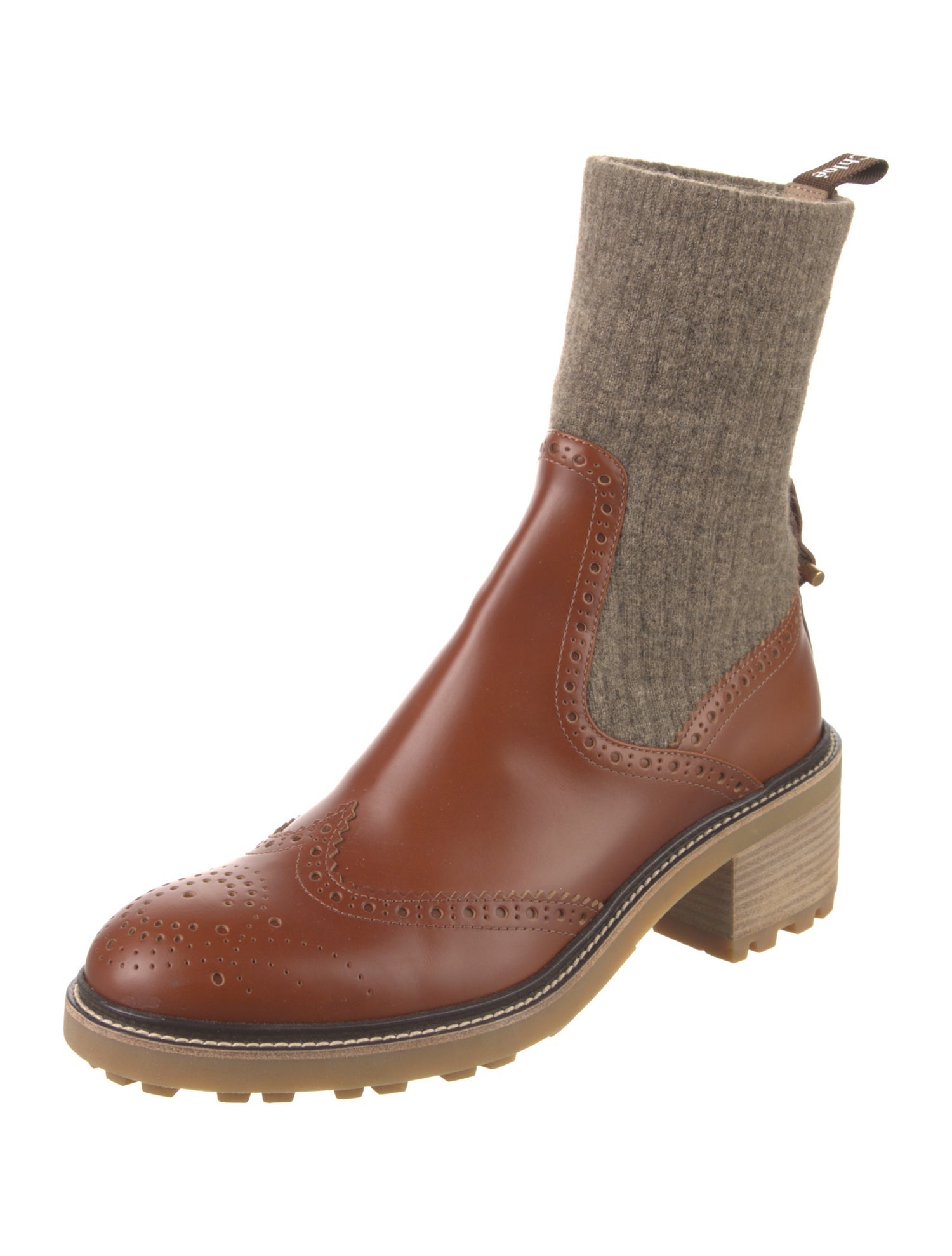 Chloé Leather Chelsea Boots