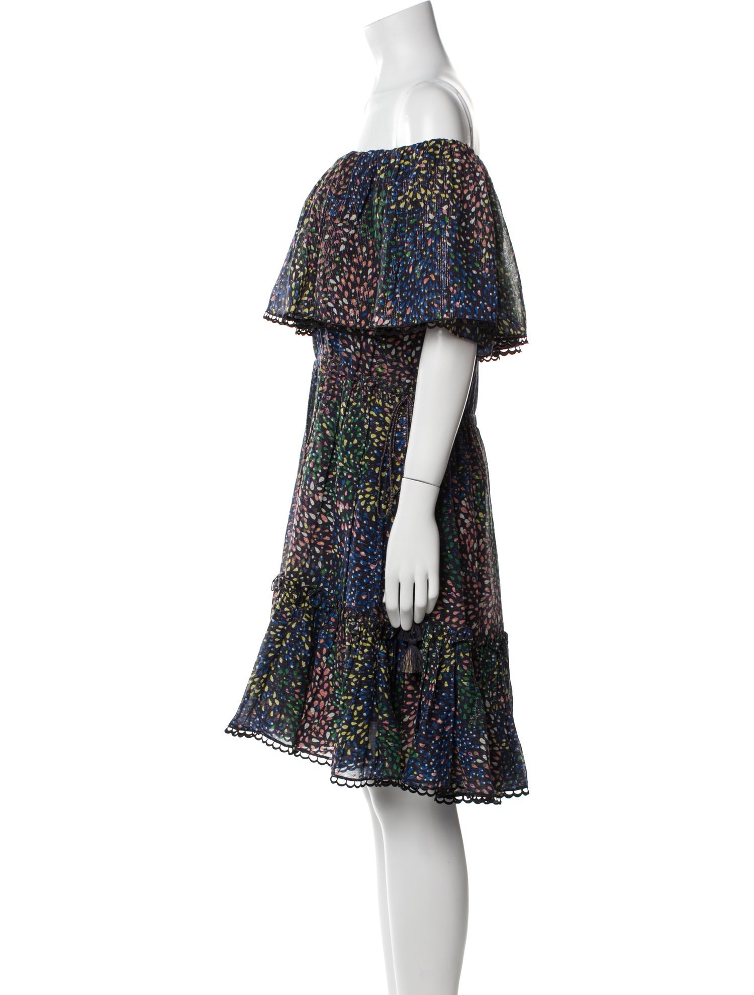 Chloé Floral Print Knee-Length Dress