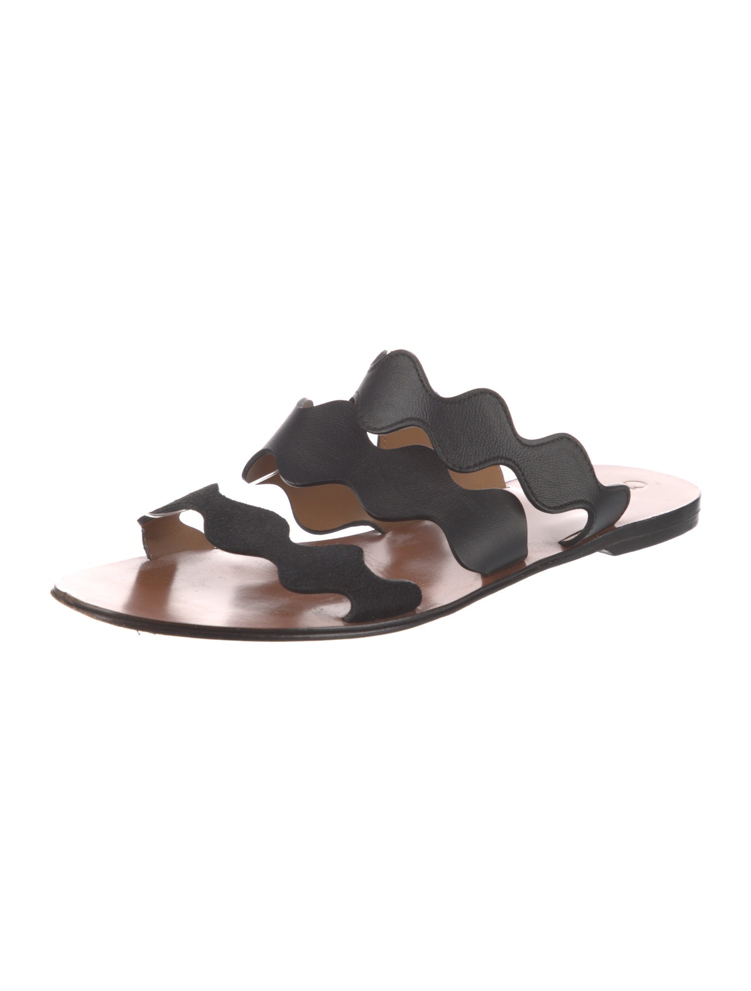 Chloé Leather Slides