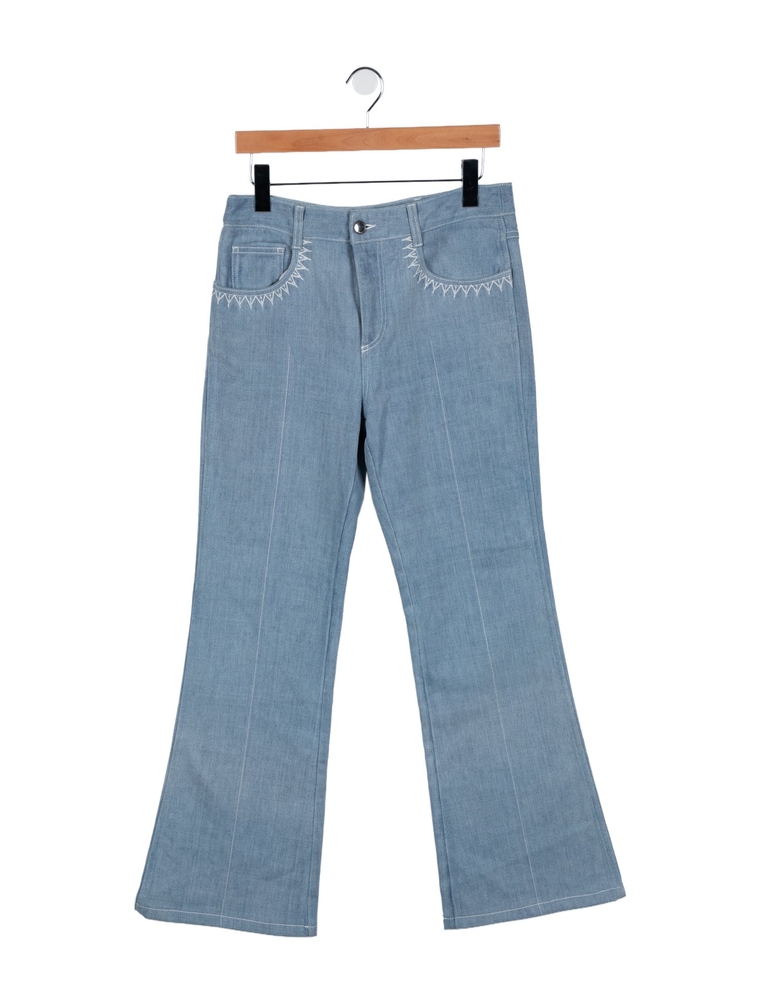 Chloé Mid-Rise Wide Leg Jeans