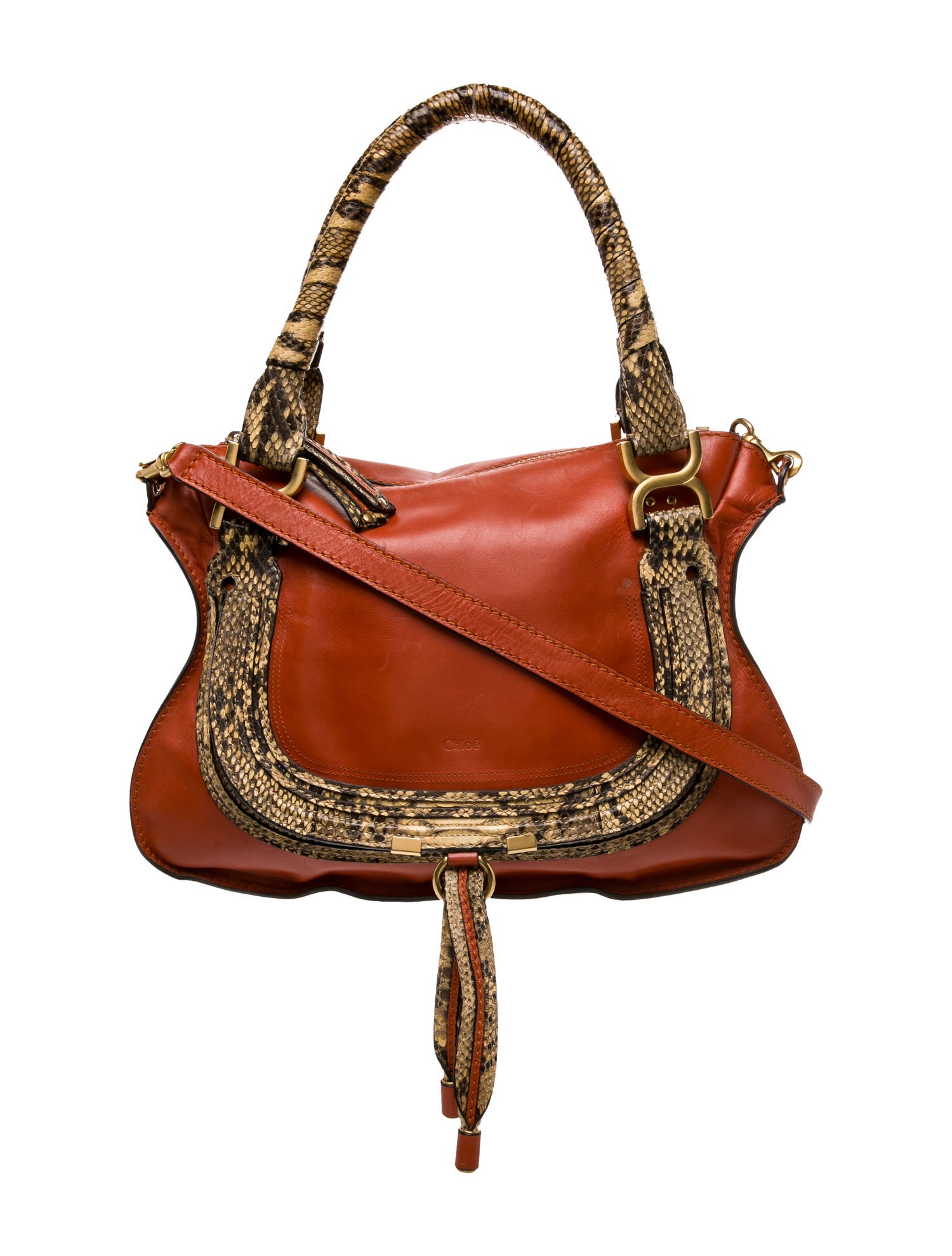 Chloé Leather Top Handle Bag