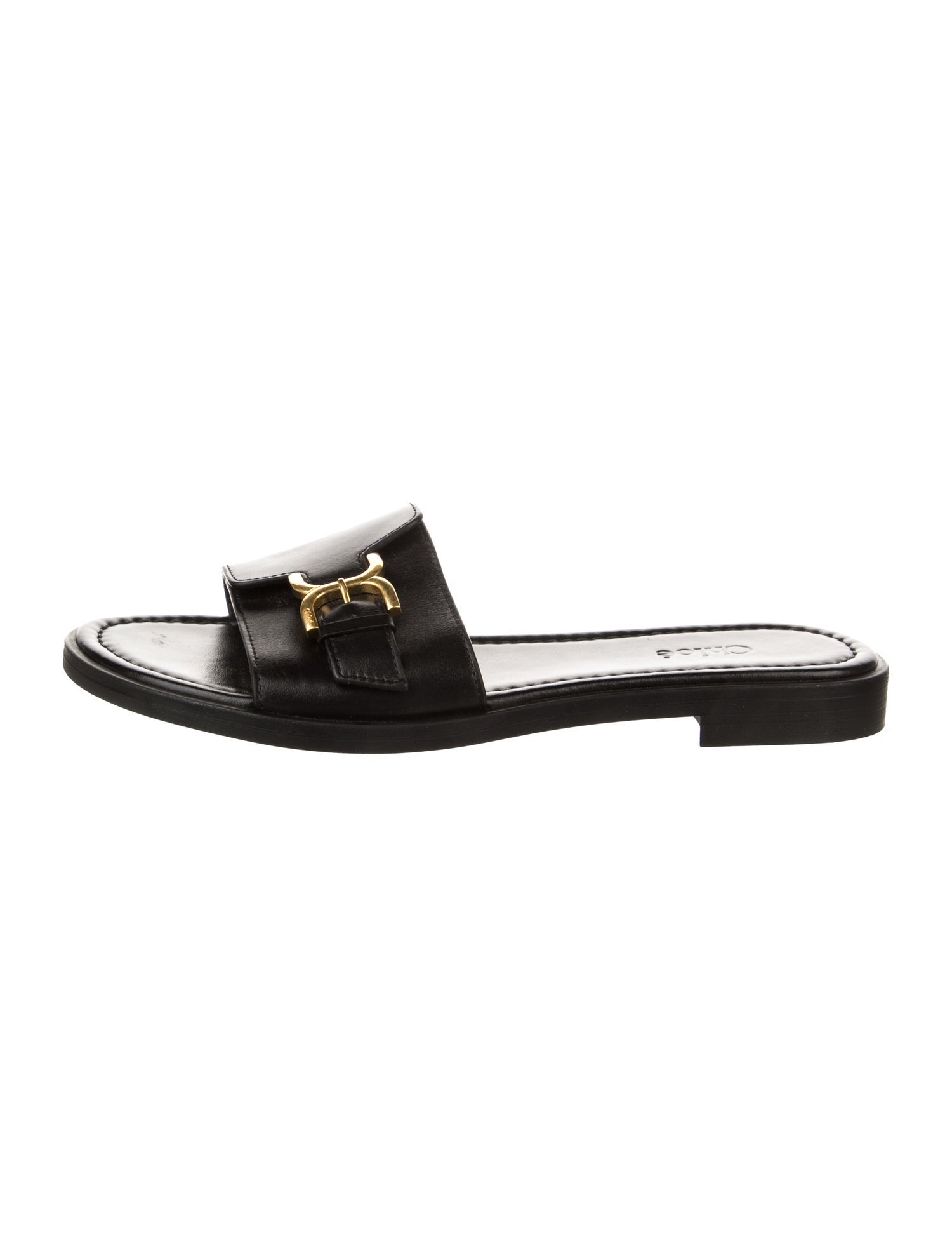 Chloé Leather Slides