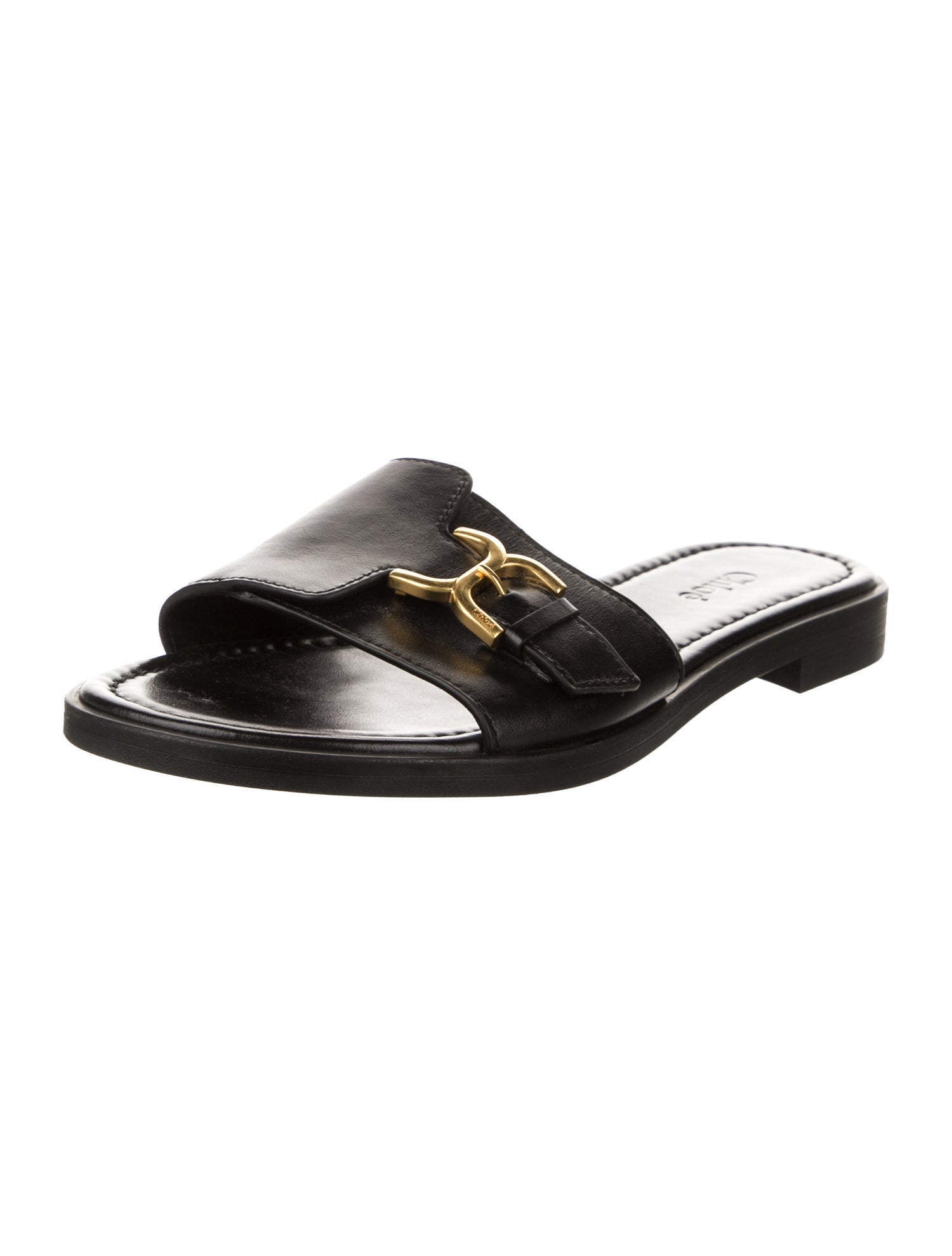 Chloé Leather Slides