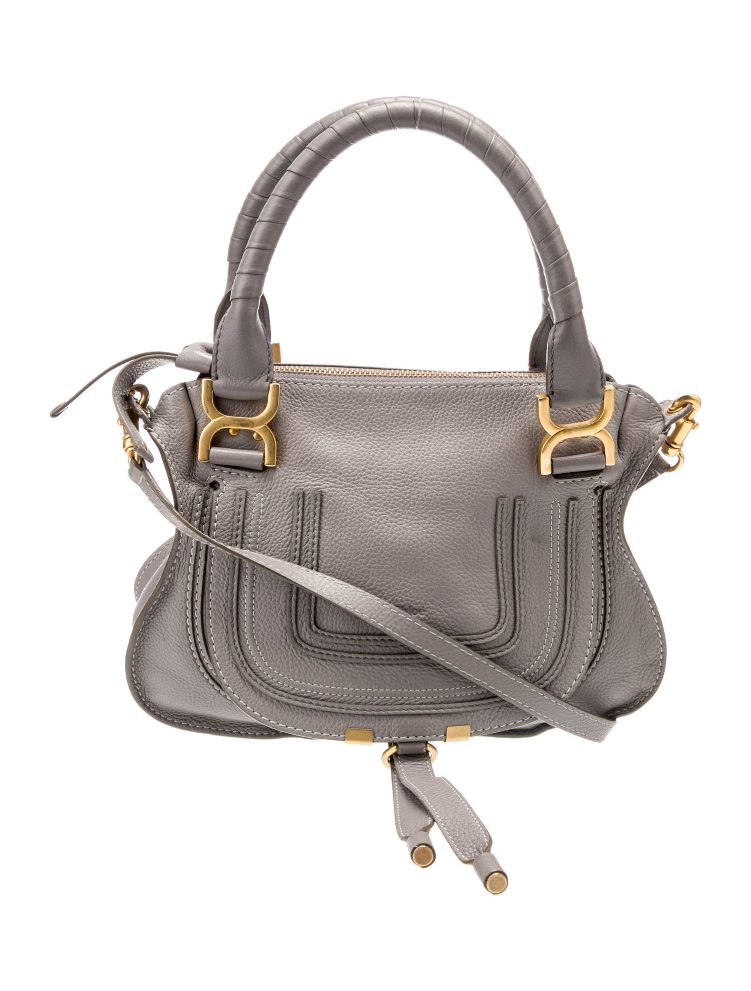 Chloé Leather Marcie Shoulder Bag Medium