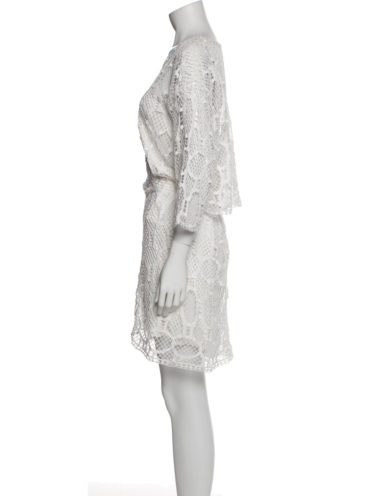 Chloé Scoop Neck Mini Dress