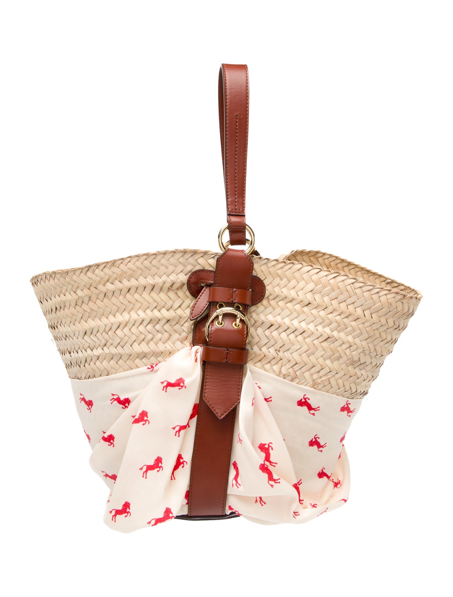 Chloé Straw Bucket Bag