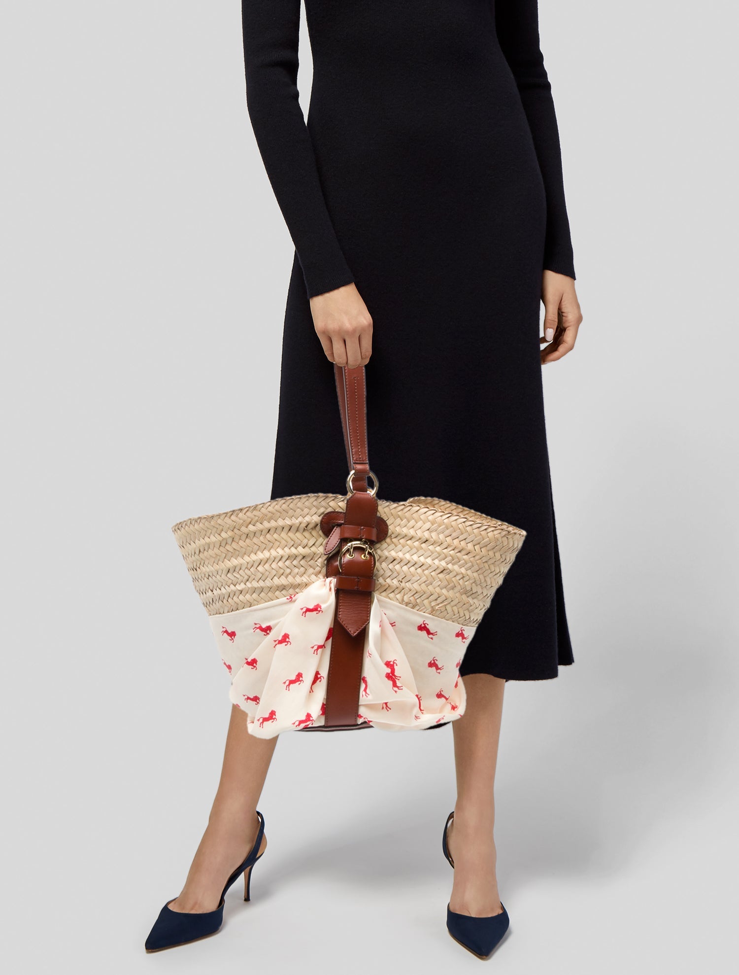 Chloé Straw Bucket Bag