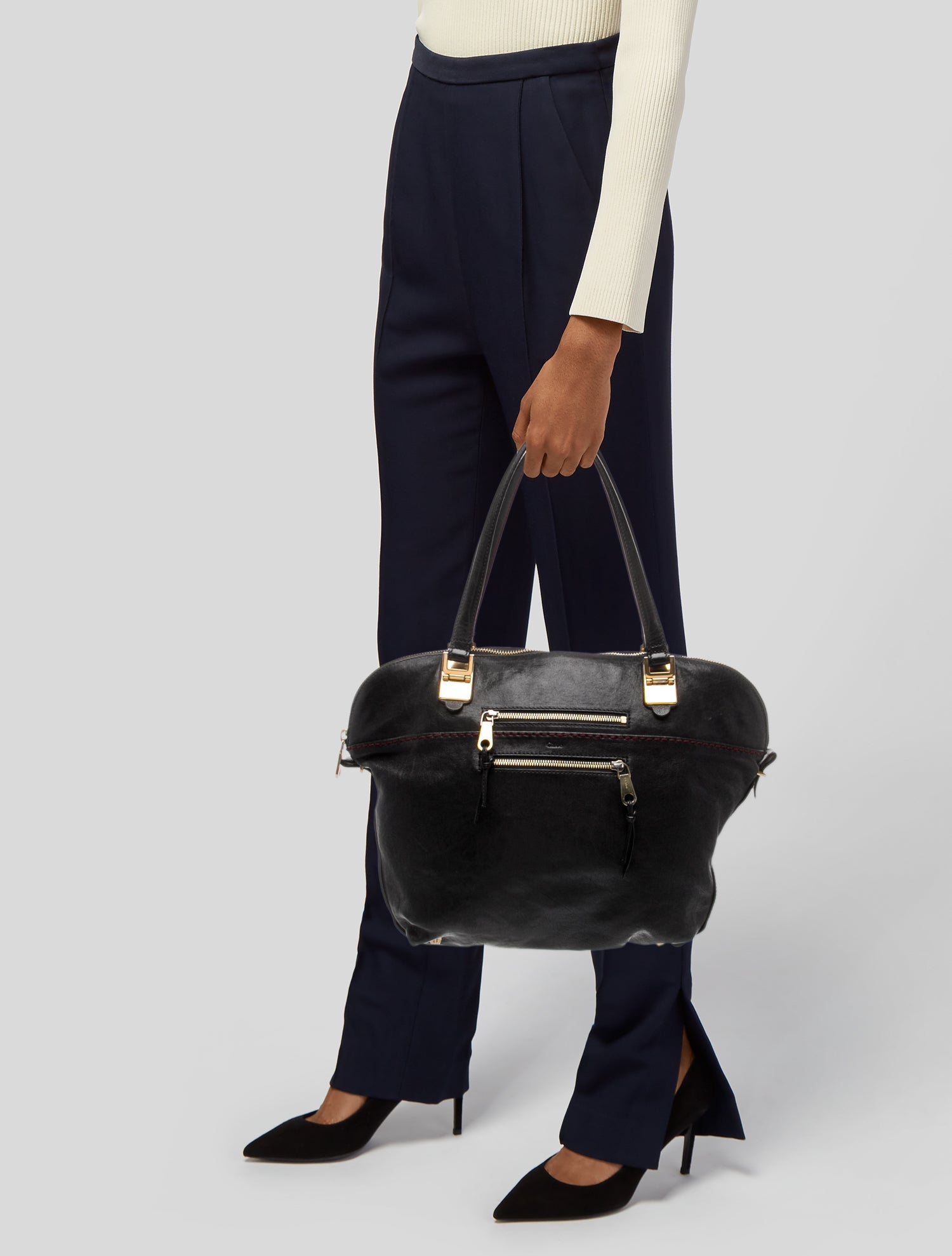 Chloé Leather Angie Large