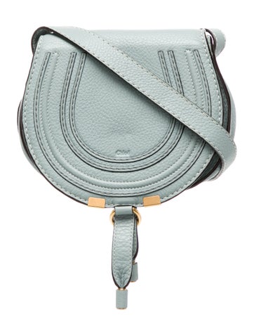 Chloé Crossbody Bags Leather Chloe Marcie saddle bag in grained leather Mini