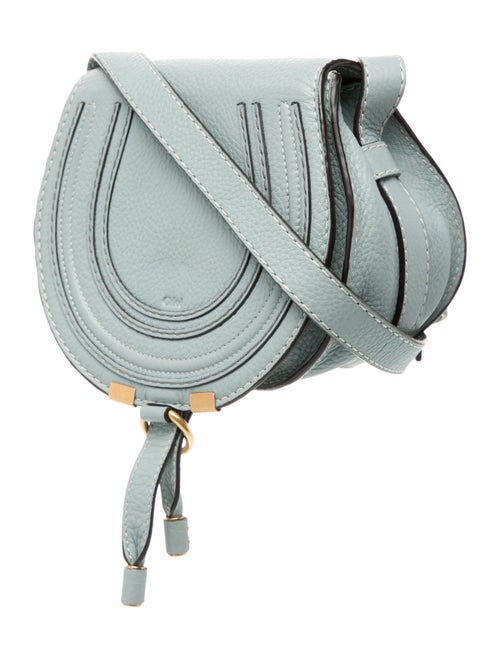 Chloé Leather Chloe Marcie saddle bag in grained leather Mini
