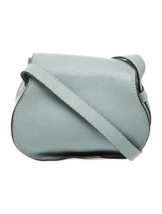 Chloé Leather Chloe Marcie saddle bag in grained leather Mini