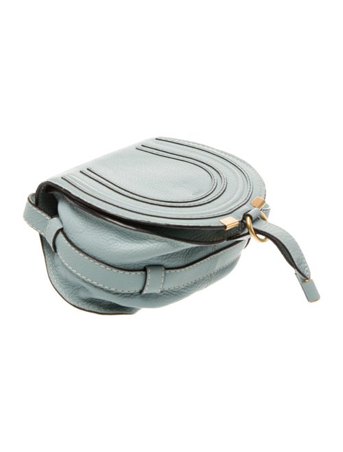 Chloé Leather Chloe Marcie saddle bag in grained leather Mini
