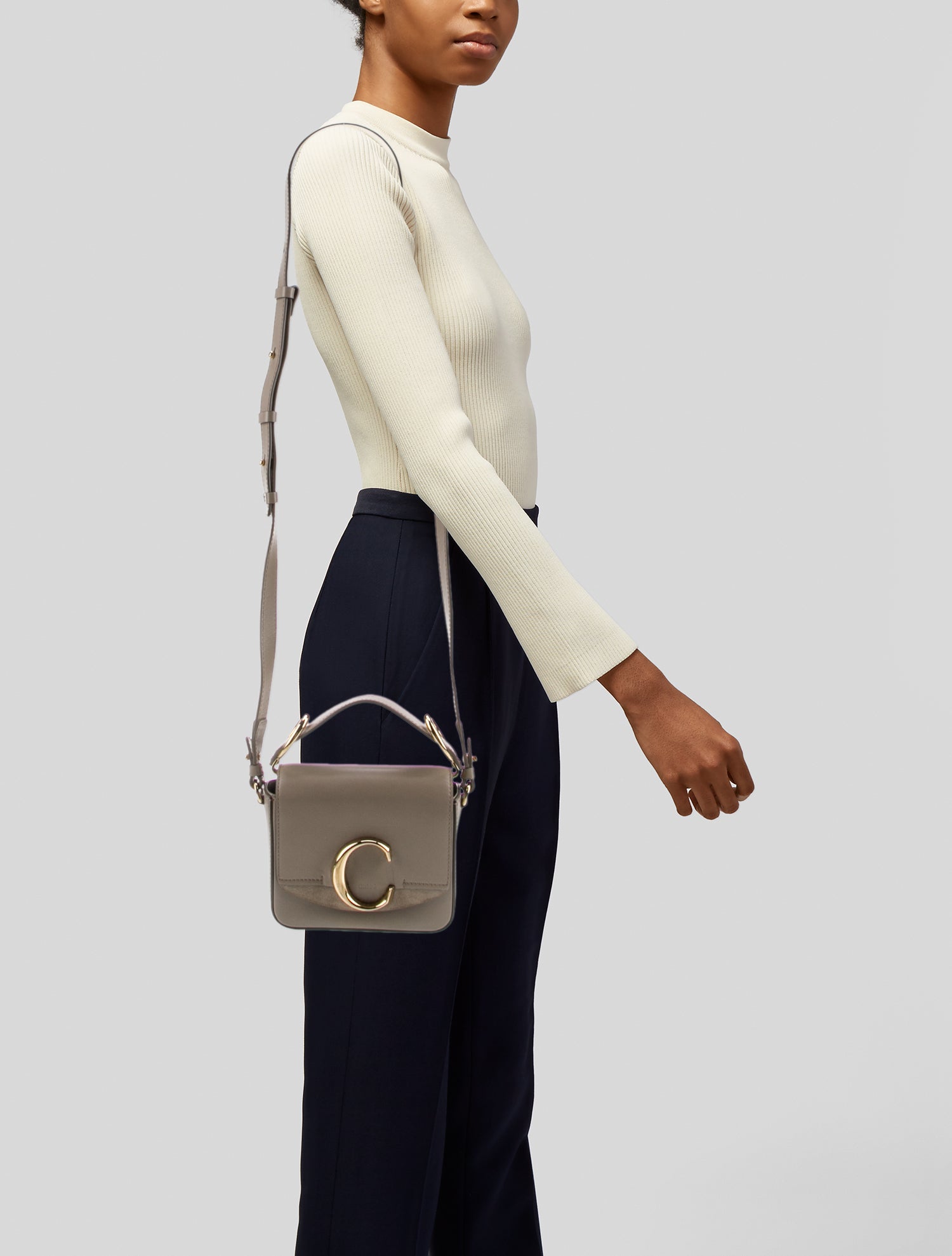 Chloé Leather Top Handle Bag