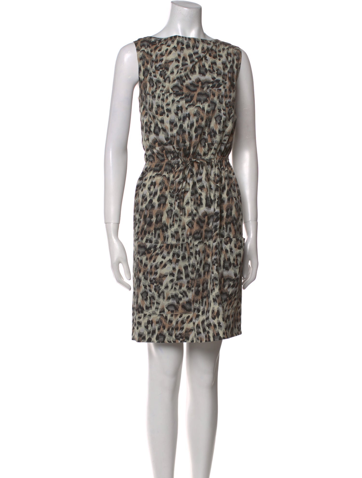 Chloé Animal Print Mini Dress