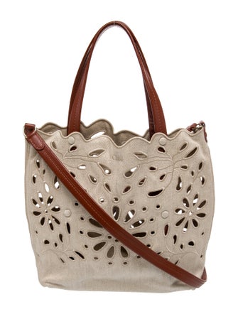 Chloé Canvas Top Handle Bag