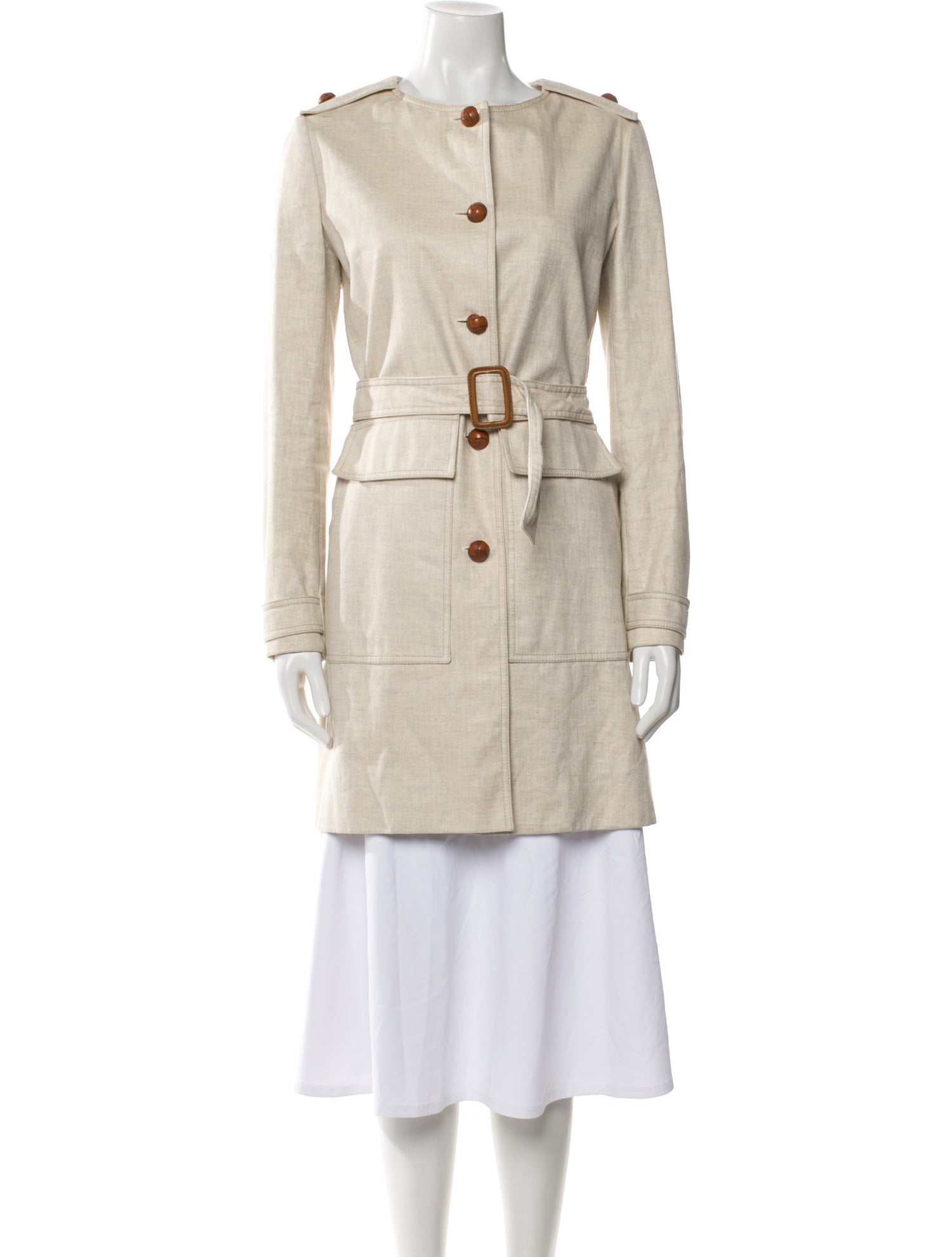 Chloé Leather Trench Coat