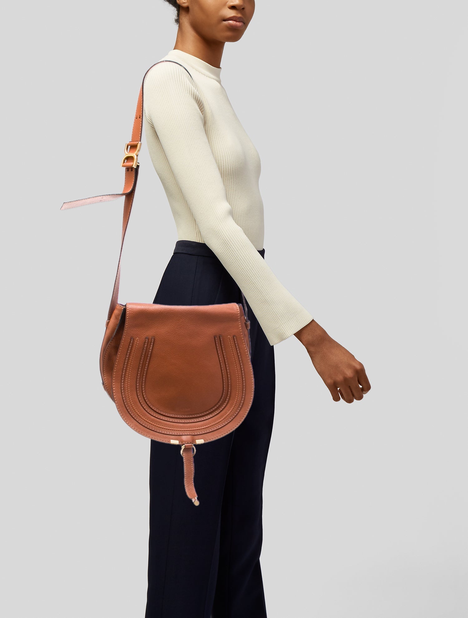 Chloé Leather Marcie Medium