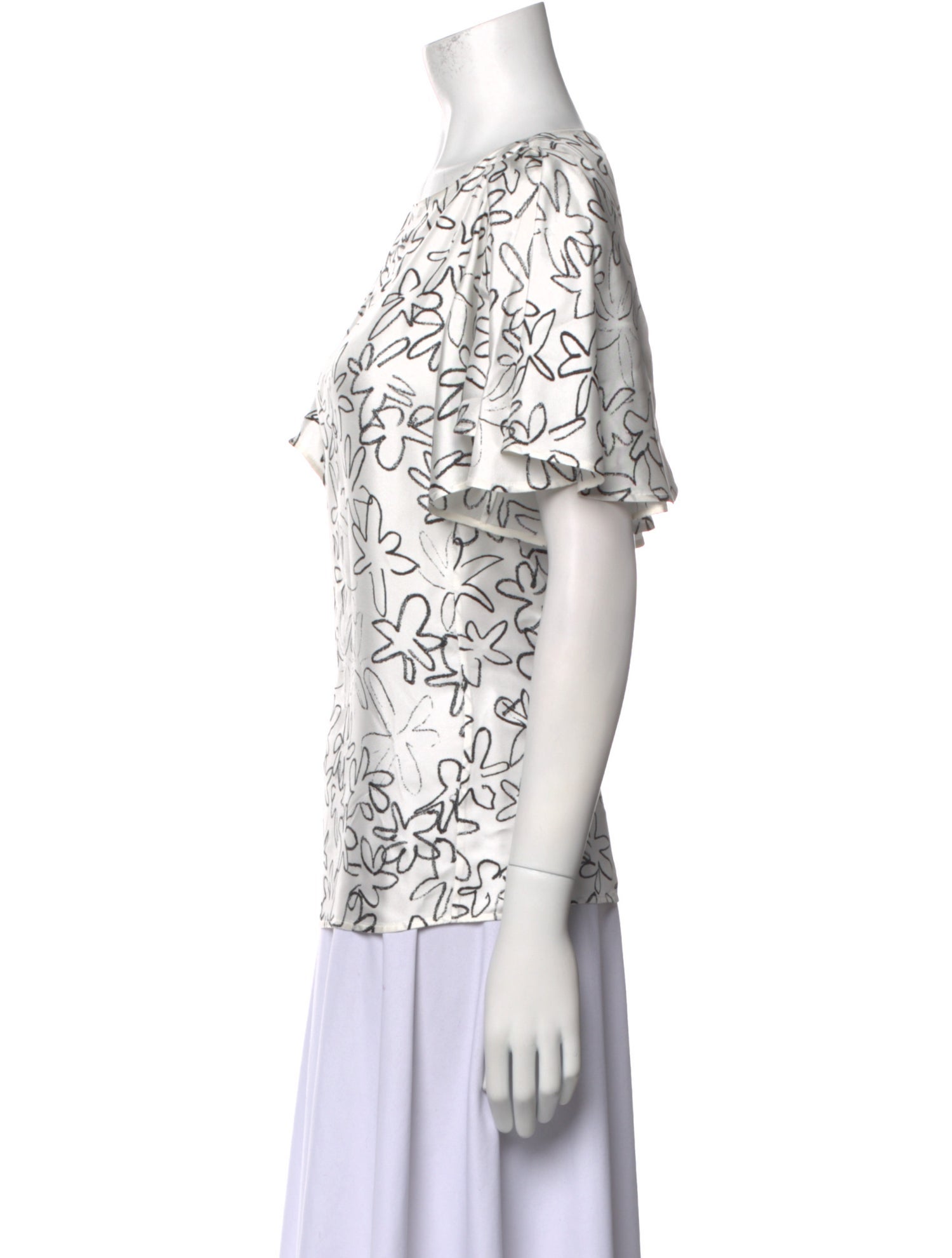 Chloé Silk Printed T-Shirt