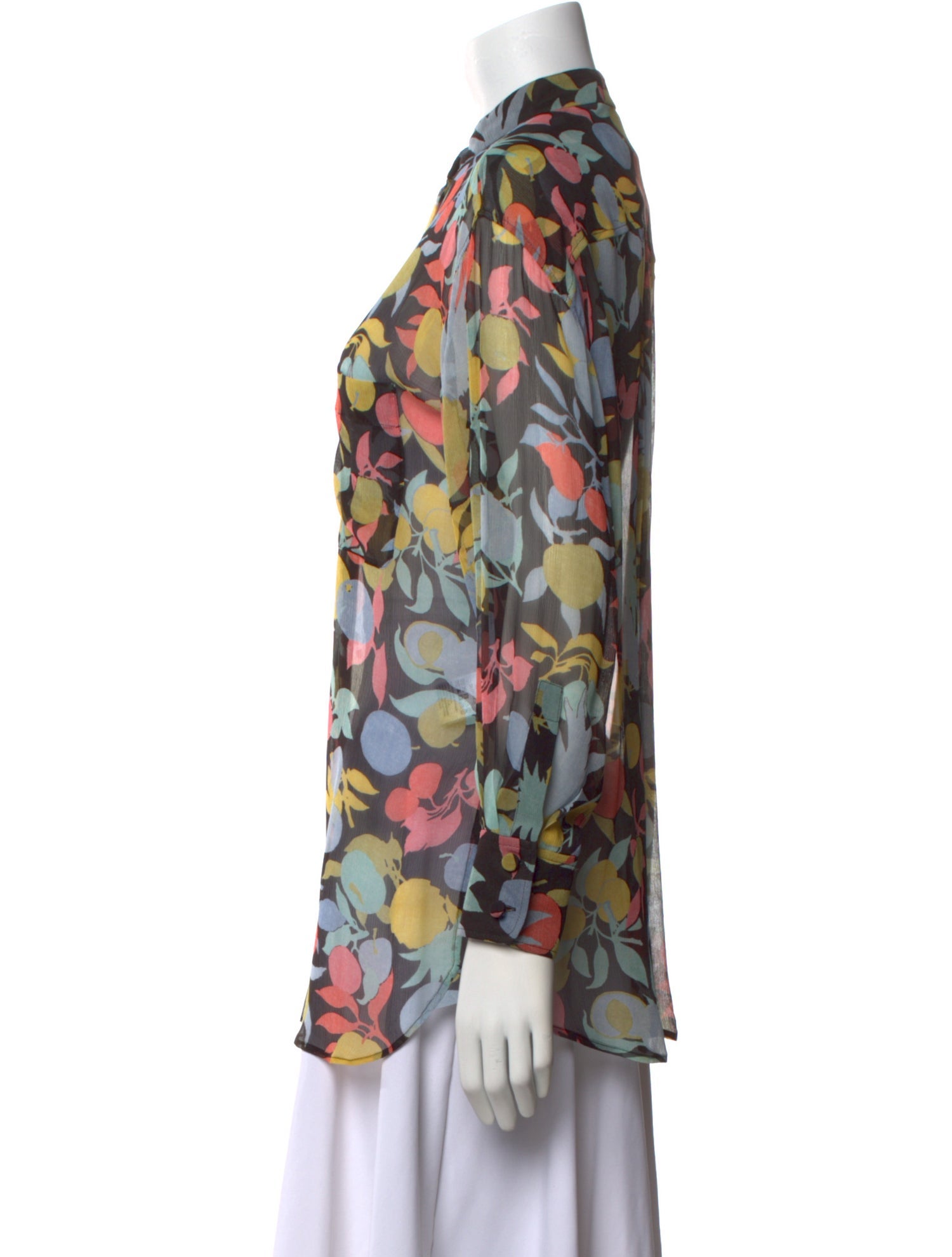 Chloé Silk Floral Print Blouse