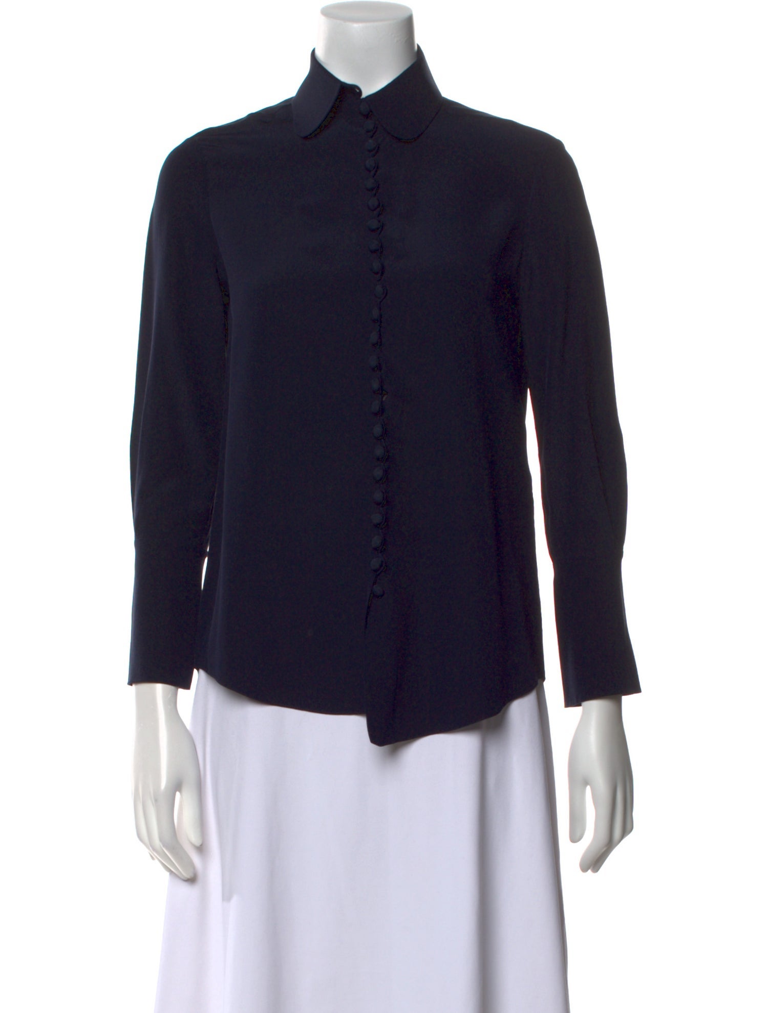 Chloé Three-Quarter Sleeve Button-Up Top