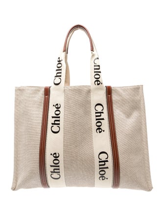 Chloé Canvas Woody Large