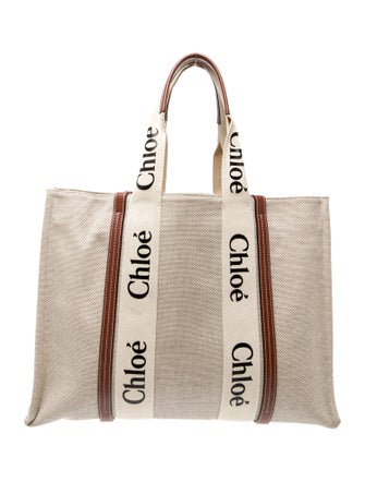 Chloé Canvas Woody Large