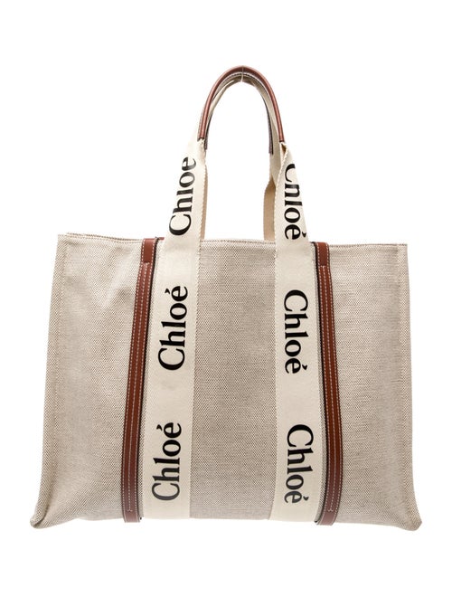 Chloé Canvas Woody Large
