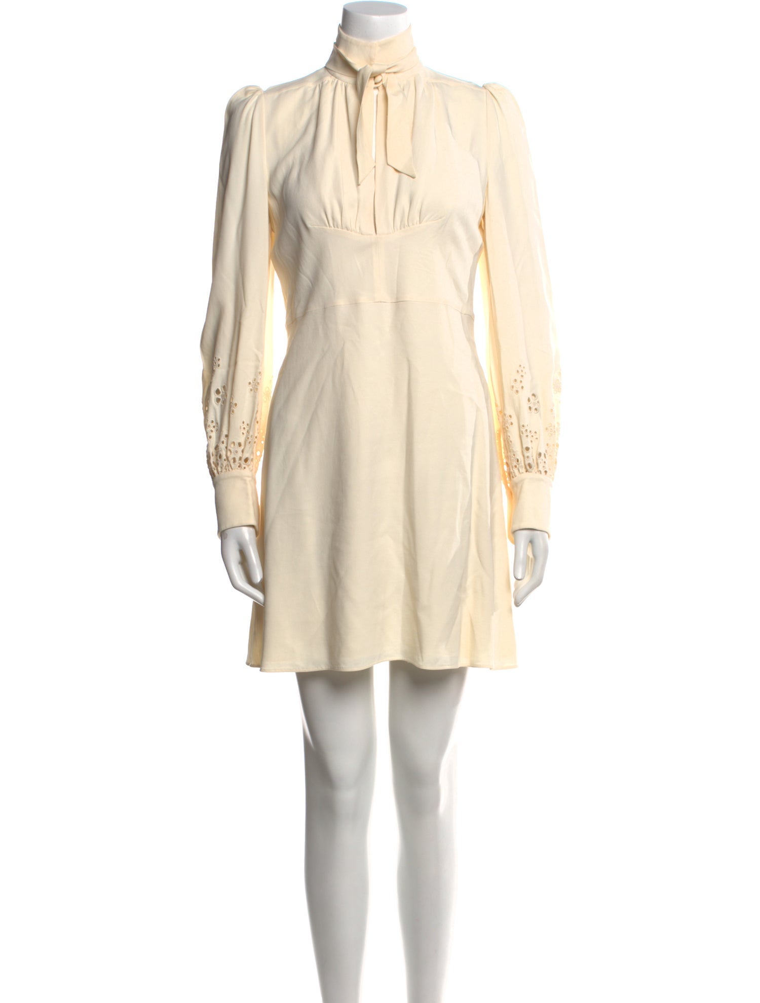 Chloé Mock Neck Mini Dress