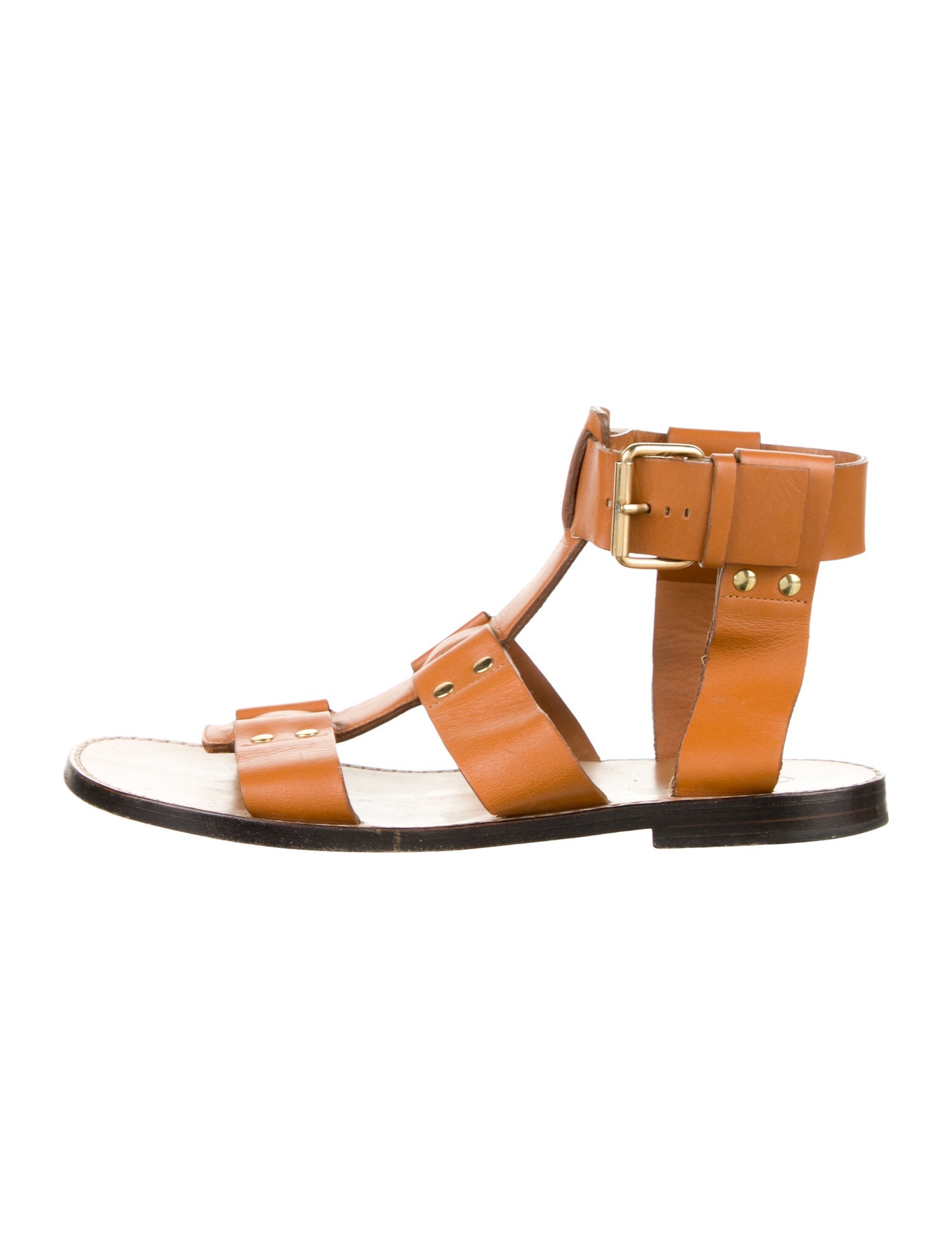 Chloé Leather Gladiator Sandals