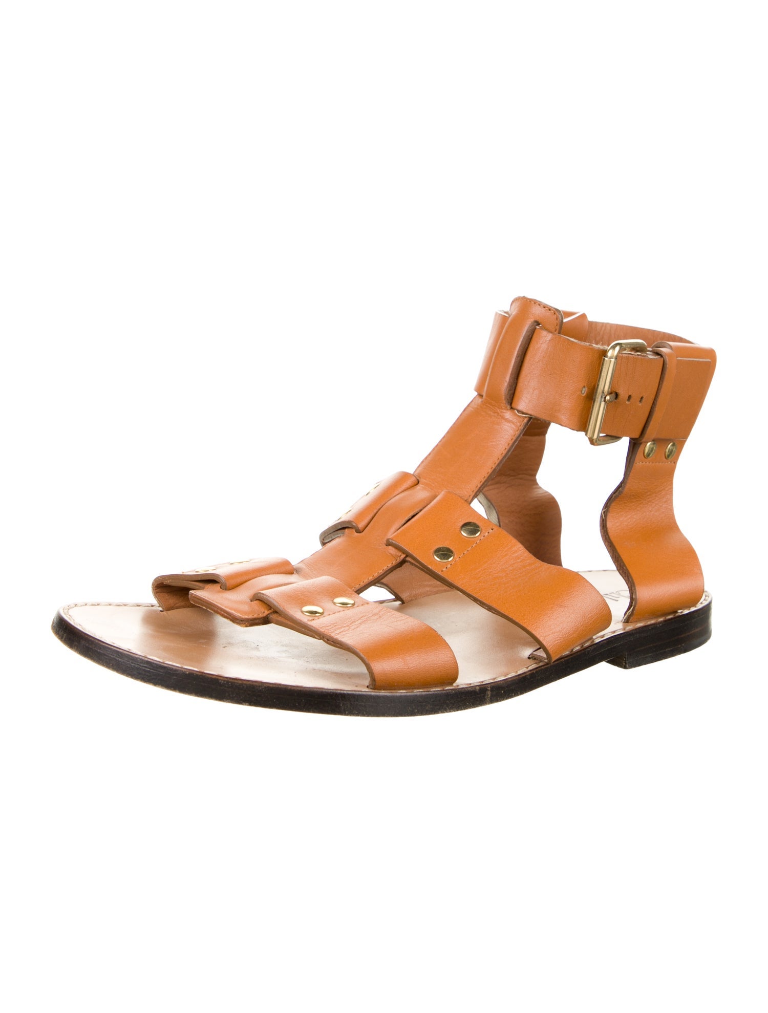 Chloé Leather Gladiator Sandals