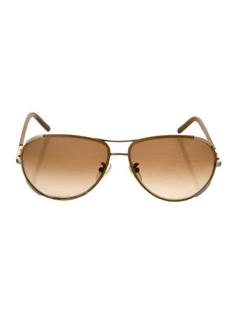 Chloé Aviator Gradient Sunglasses