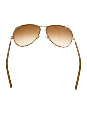 Chloé Aviator Gradient Sunglasses