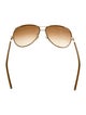 Chloé Aviator Gradient Sunglasses