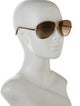 Chloé Aviator Gradient Sunglasses