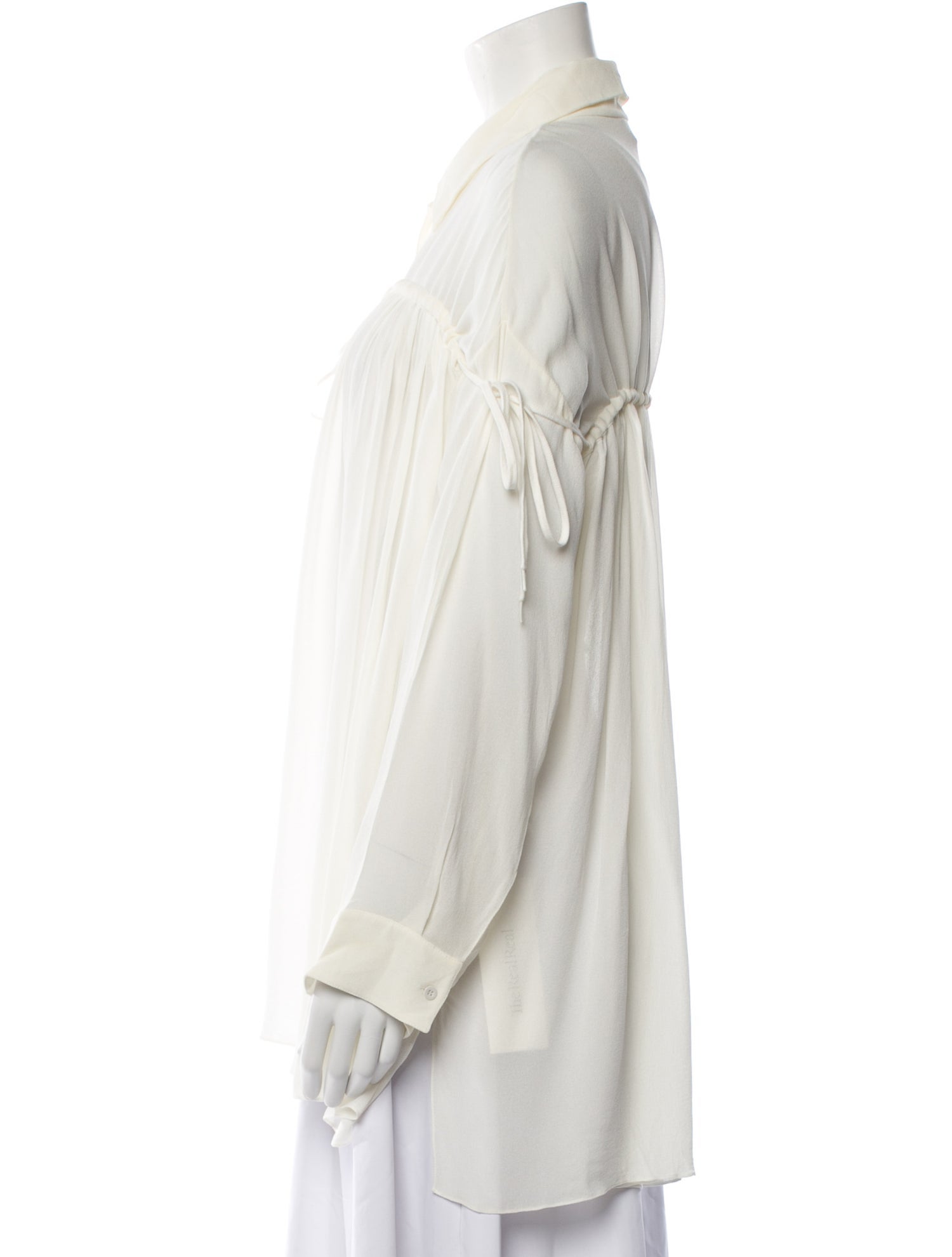 Chloé Long Sleeve Button-Up Top