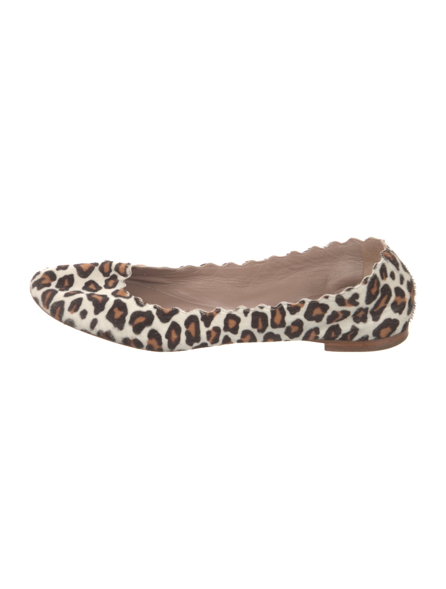 Chloé Ponyhair Animal Print Ballet Flats