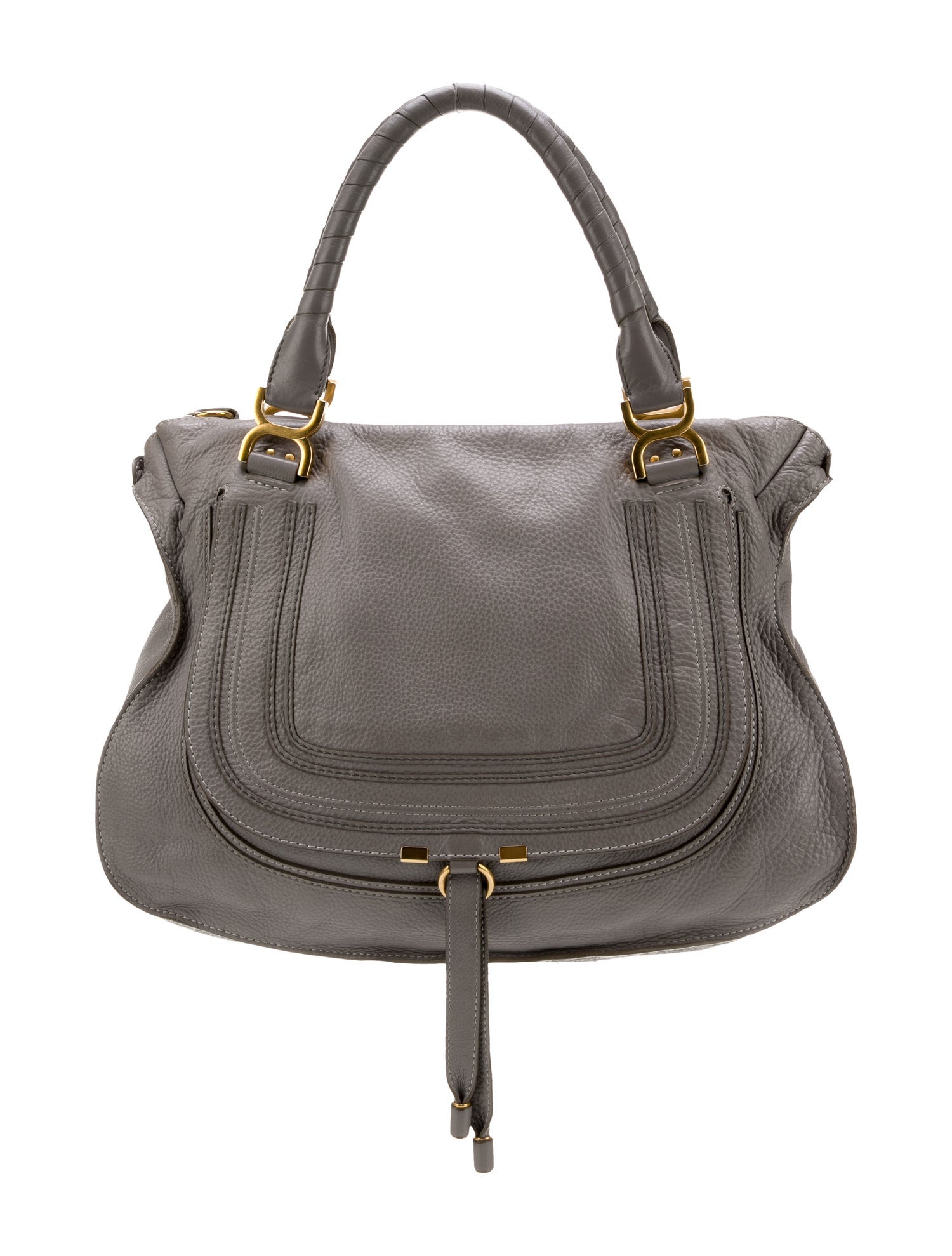 Chloé Leather Marcie Shoulder Bag Large