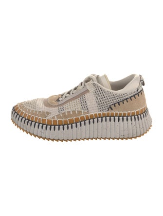 Chloé Colorblock Pattern Espadrille Sneakers