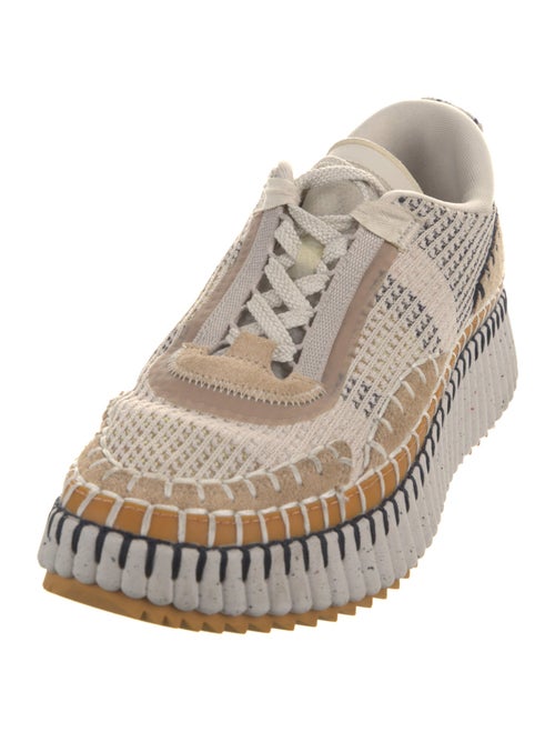 Chloé Colorblock Pattern Espadrille Sneakers