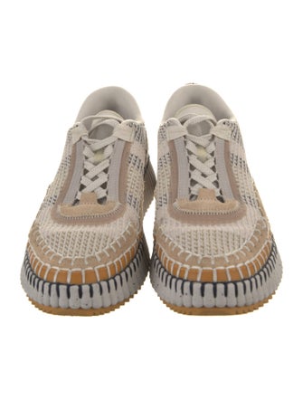 Chloé Colorblock Pattern Espadrille Sneakers