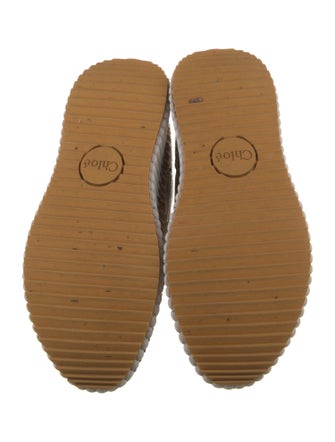 Chloé Colorblock Pattern Espadrille Sneakers