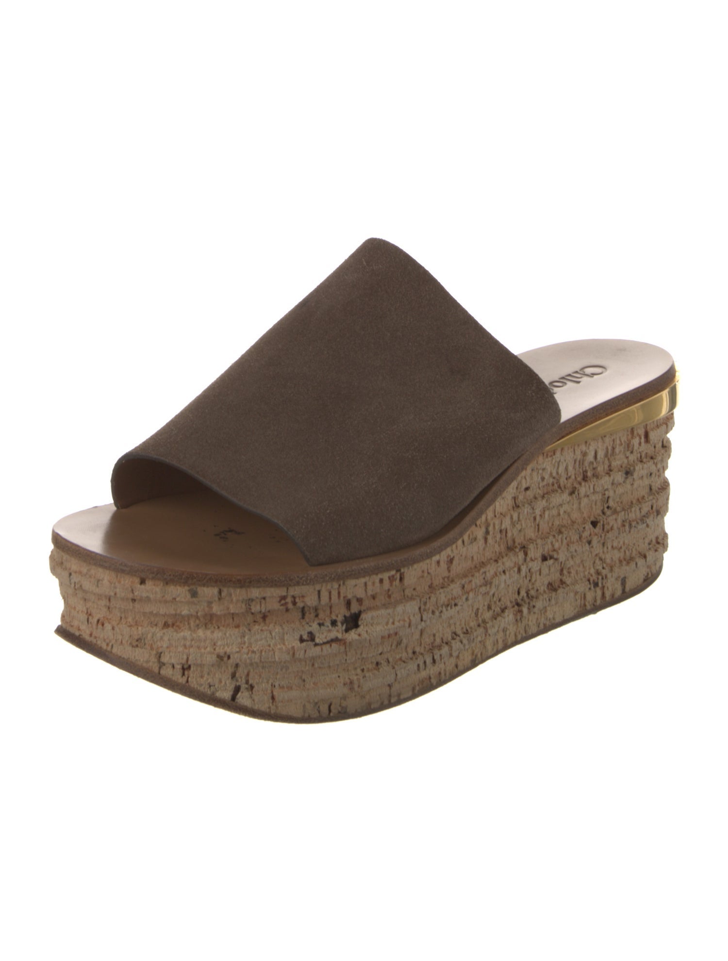 Chloé Suede Slides