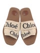 Chloé Printed Leather Trim Embellishment Flats