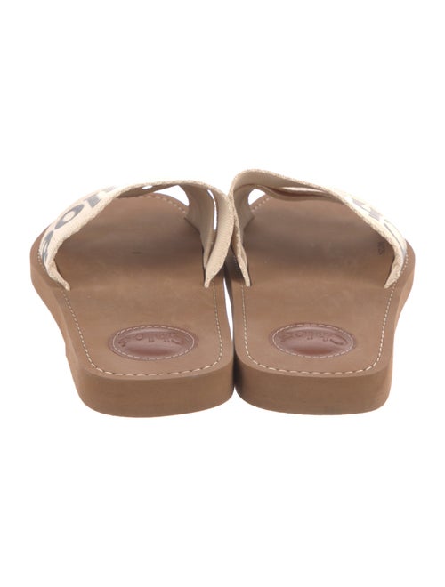 Chloé Printed Leather Trim Embellishment Flats