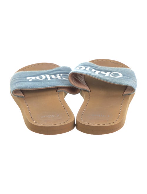 Chloé Canvas Graphic Print Flats