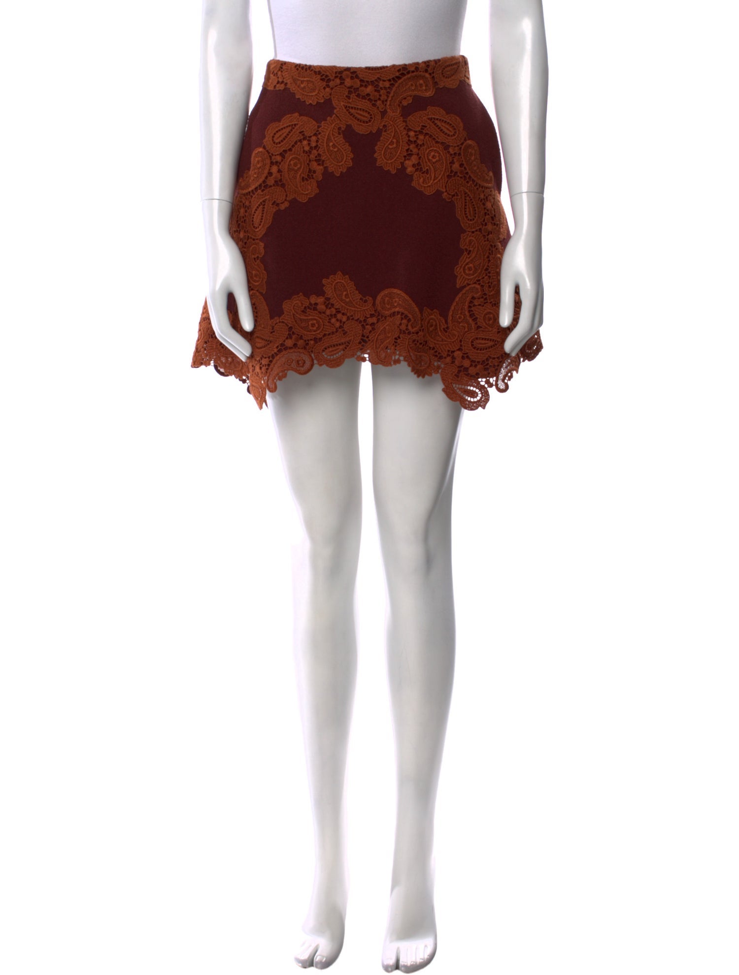 Chloé Virgin Wool Mini Skirt